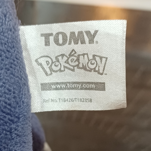 Tomy 2015 Pokemon MEGA GARCHOMP Stuffed Animal Plush Dragon Purple - Picture 8 of 9